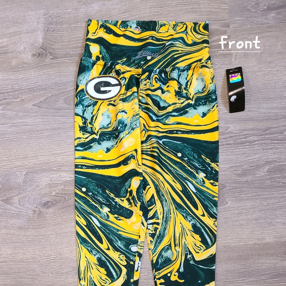 Womens Green Bay Packer leggings